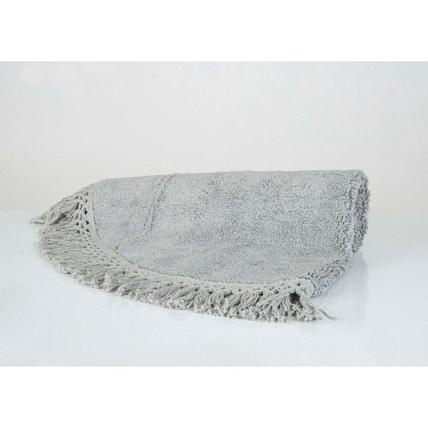 Helepruun puuvillane vannimatt Irya Home Collection , ø 90 cm Lora - Foutastic
