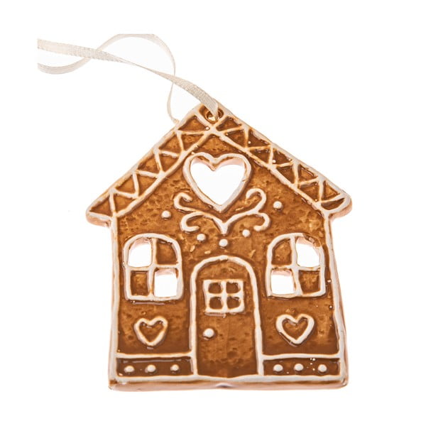 Keraamiline jõulukaunistus 10 cm Gingerbread House – Dakls
