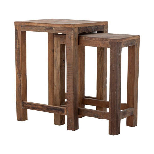 Abilauad 2 tk komplektis, valmistatud taaskasutatud puidust, 40x36 cm Galen - Bloomingville-image-3