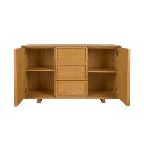 Saarepuidust kummut 120x70x45 cm Raster - Zuiver-image-3