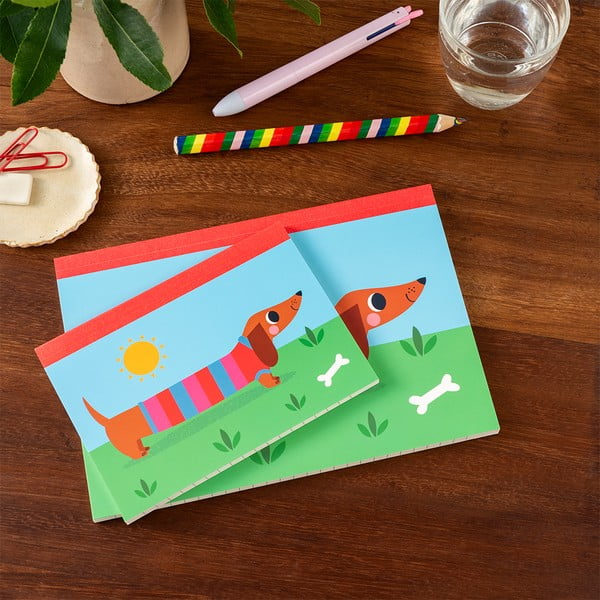 Märkmik 60 lehekülge A5 formaadis Sausage Dog - Rex London-image-2