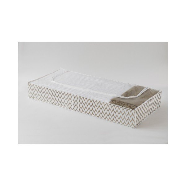 Textilní úložný box pod postel Compactor Clear