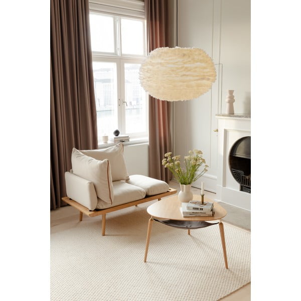 Ümmargune tammepuidust diivanilaud ø 80 cm Hang Out - UMAGE-image-1