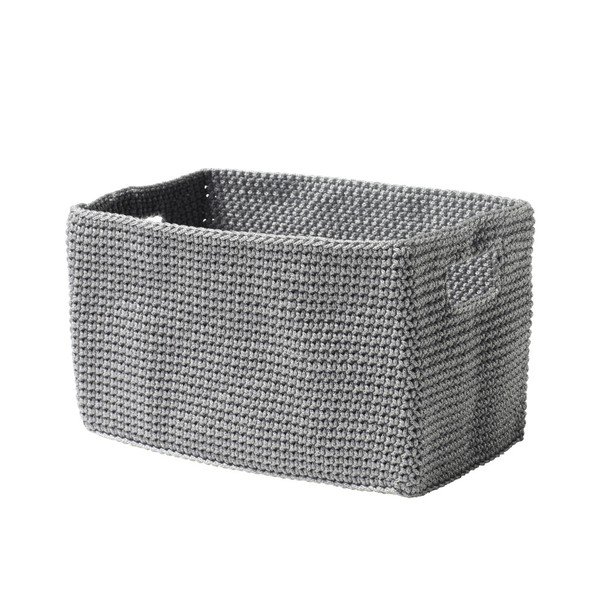 Šedý košík Zone Confetti, 14 x 22 cm