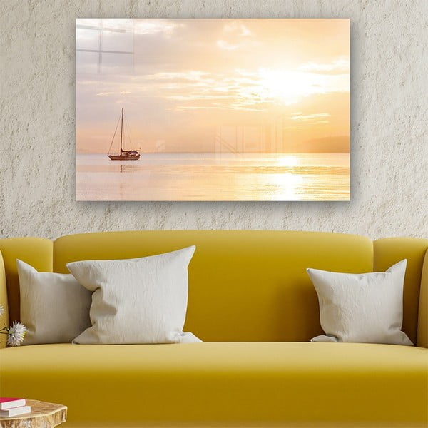 Klaasist maal 70x50 cm Sea - Wallity-image-1