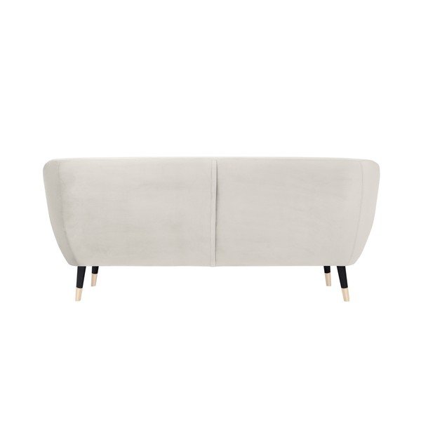 Krémová pohovka s černými nohami Mazzini Sofas Benito, 188 cm-image-4