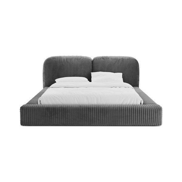 Hall polsterdatud kaheinimesevoodi koos panipaiga ja voodipõhjaga 180x200 cm Martina - Micadoni-image-4