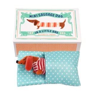 Mänguasi Mini Sausage Dog in a Little Box - Rex London