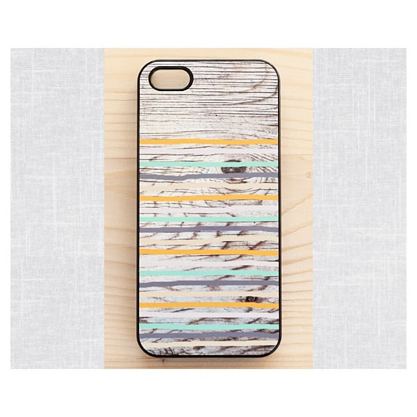 Obal na Samsung Galaxy S4, Rustic Wood Stripes/black
