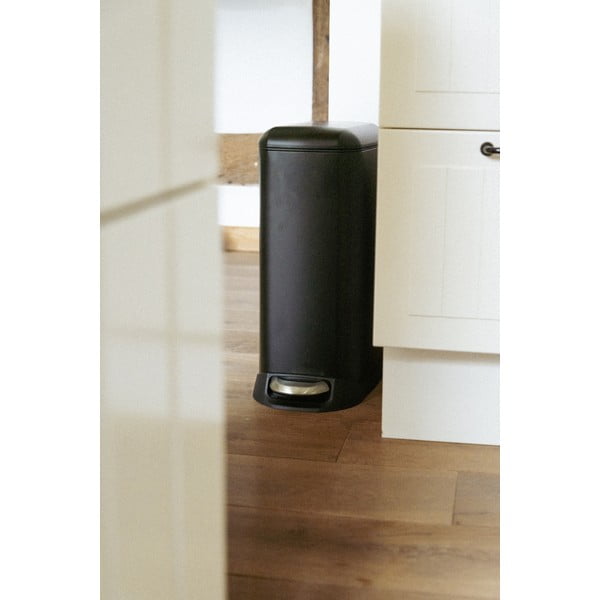 Matt must terasest prügikast 12 l Design - Wenko-image-2