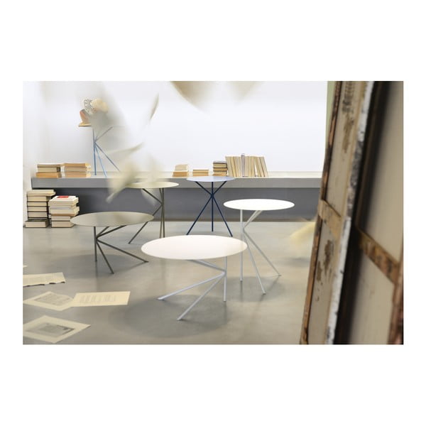 Bílý příruční stolek MEME Design Twin-image-1