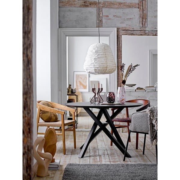 Valge rippvalgusti ø 50 cm Leena - Bloomingville-image-4