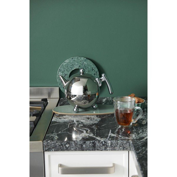 Hõbedane roostevabast terasest teekann 1,5 l Bella Ronde - Bredemeijer-image-2