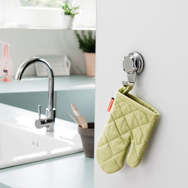 Isekinnituvad hõbedased metallkonksud 4 tk komplektis Bestlock Bath - Compactor-image-1