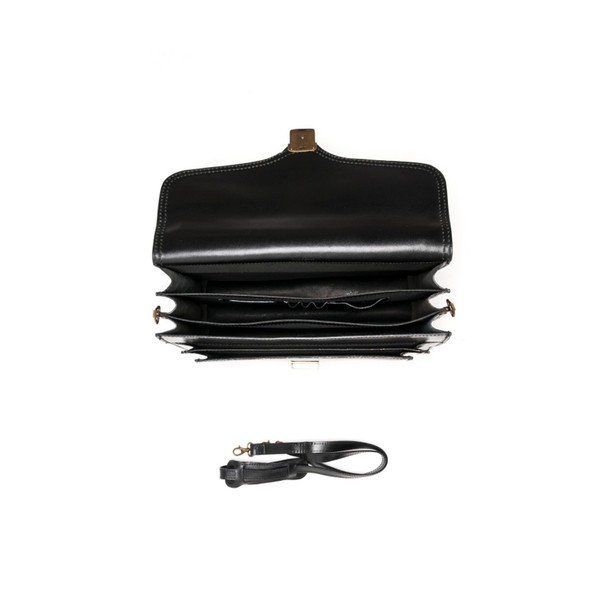Černá kožená kabelka Isabella Rhea no. 361-image-3