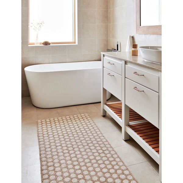 Beež-kreem sise/välisvaip 70x150 cm Noa Beige Vanilla – Pappelina-image-1