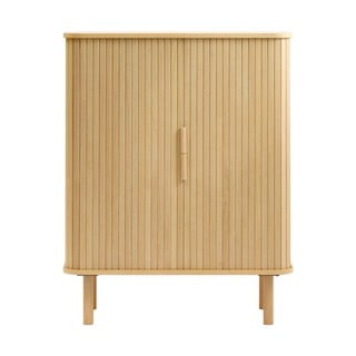 Tammedekooriga lükandustega kummut 113x90 cm Cavo - Unique Furniture