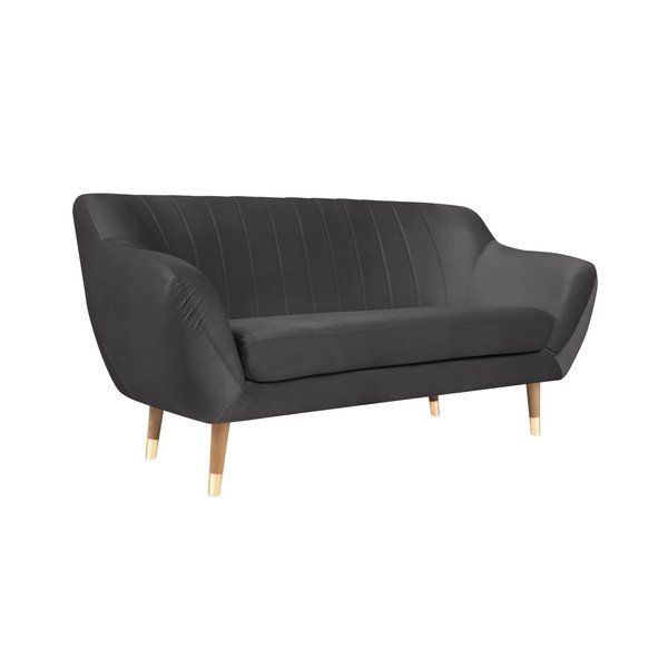 Hall sametne diivan , 158 cm Benito - Mazzini Sofas-image-2