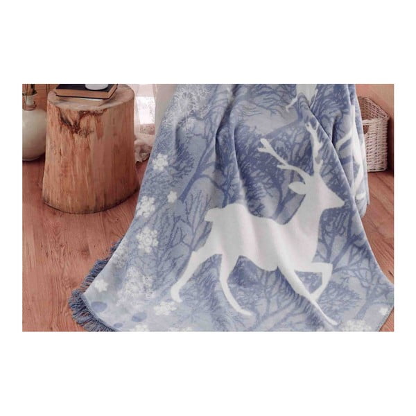 Bavlněná deka Aksu Ruby, 200 x 150 cm