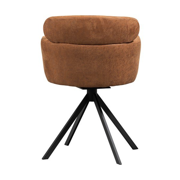 Konjakipruun polsterdatud söögitool Fenne - WOOOD-image-2