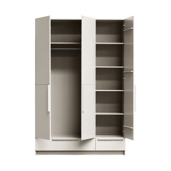 Kreemjas modulaarne männi puitkapp 142x215 cm Pure - WOOOD-image-3