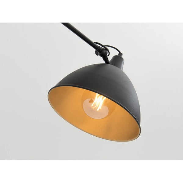 Must/kuldne ripplamp metallist varju 104x104 cm Coben - CustomForm-image-3