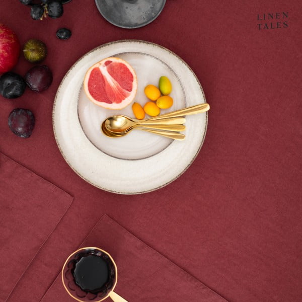 Linased salvrätikud 2tk komplektis 40x40 cm Marsala - Linen Tales-image-3