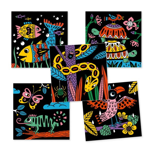 5 sametpinnaga pildikomplekt - Djeco-image-1