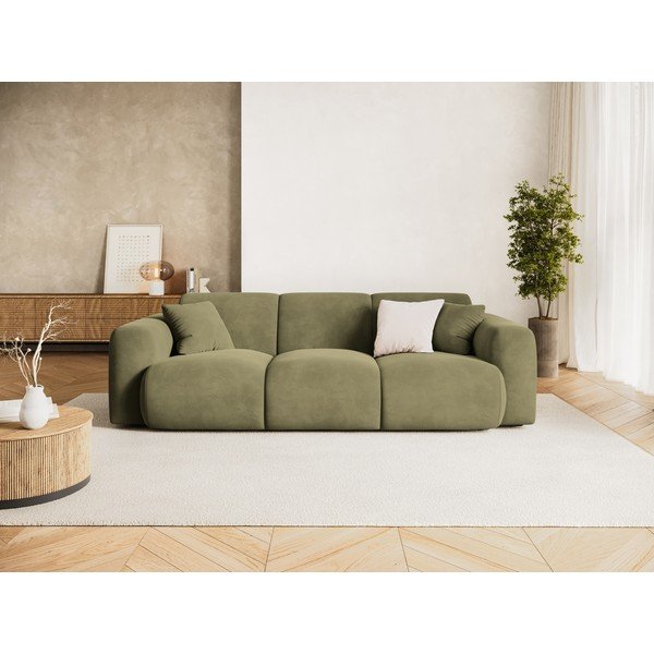Khaki sametdiivan 235 cm Molino - Micadoni-image-1