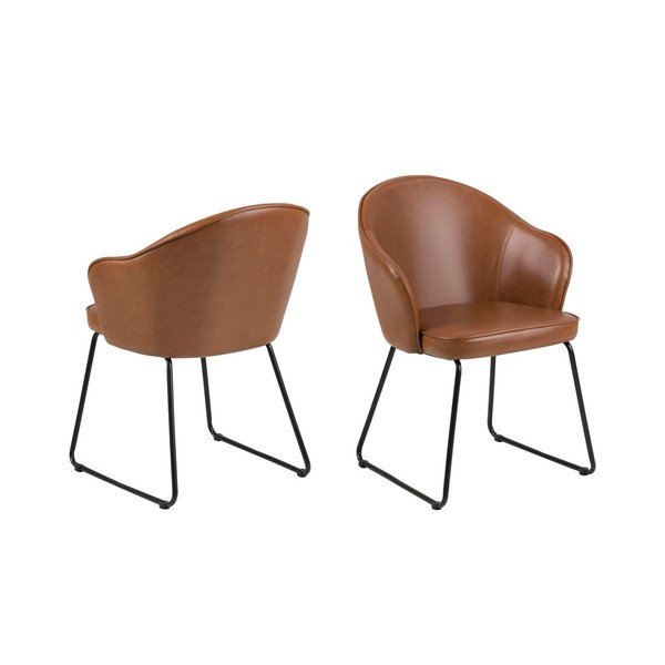 Pruun tugitool Mitzie Vintage - Actona-image-3