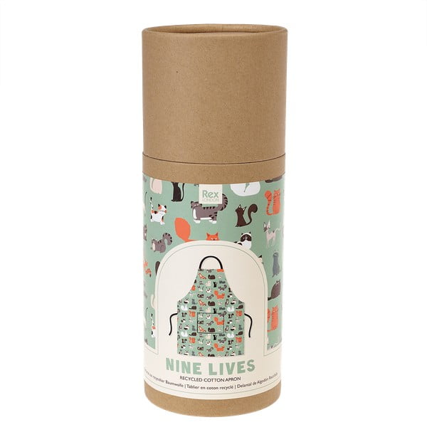 Ringlussevõetud puuvillast valmistatud põlled Nine Lives - Rex London-image-3