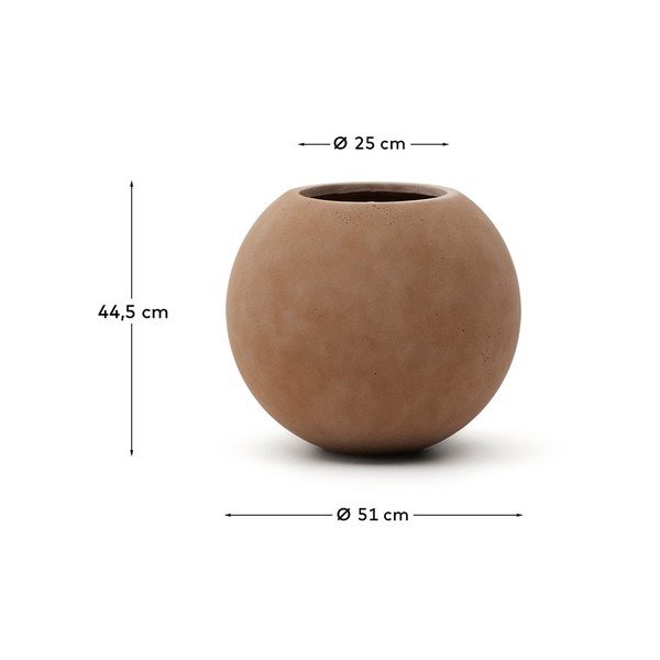 Betoonist kate lillepotile ø 51 cm Solna - Kave Home-image-3
