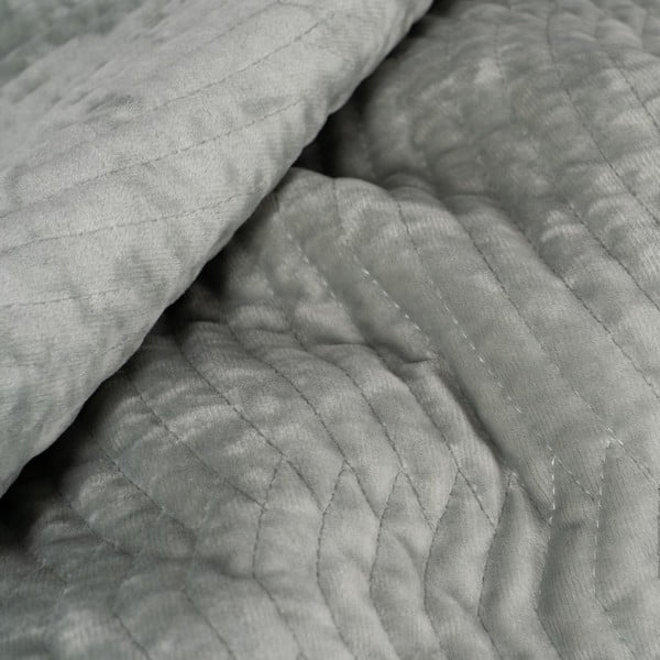 Hallikasroheline sametist tepitud voodikate 180x260 cm - Ixia-image-2