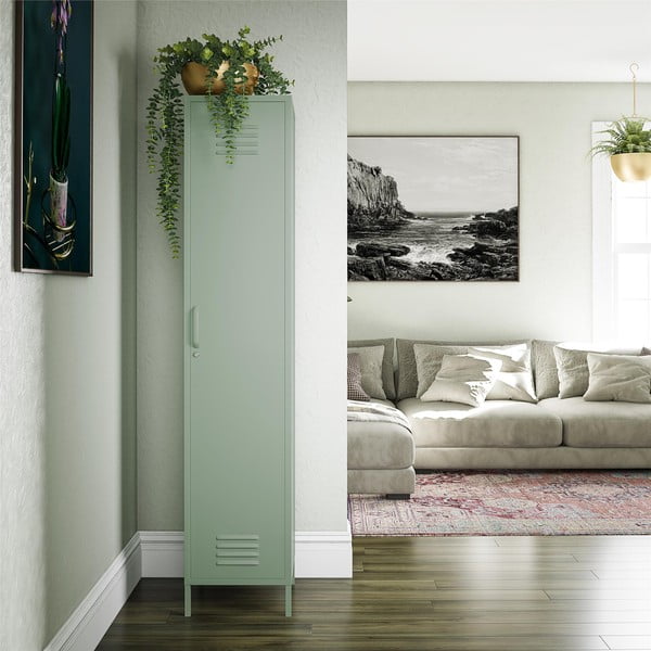 Roheline metallist kapp 38x185x40 cm Mission District - Støraa-image-1