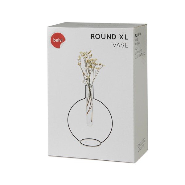 Must vaas ümmargune Silhouette - Balvi-image-2