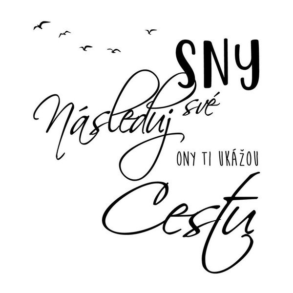 Samolepka na zeď s citátem Ambiance Následuj své sny-image-2