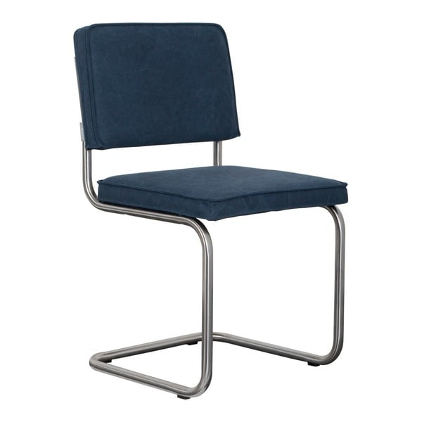 Sada 2 tmavě modrých židlí Zuiver Ridge Brushed Vintage