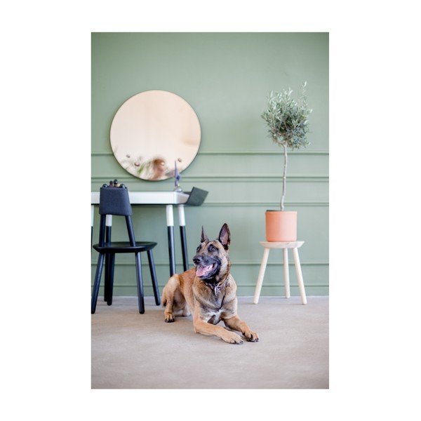 Pronksi värvi peegel, ø 70 cm Dew - EMKO-image-4