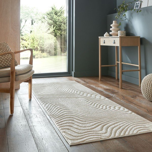 Beež villane vaibajooksja 80x230 cm Channel - Flair Rugs-image-2