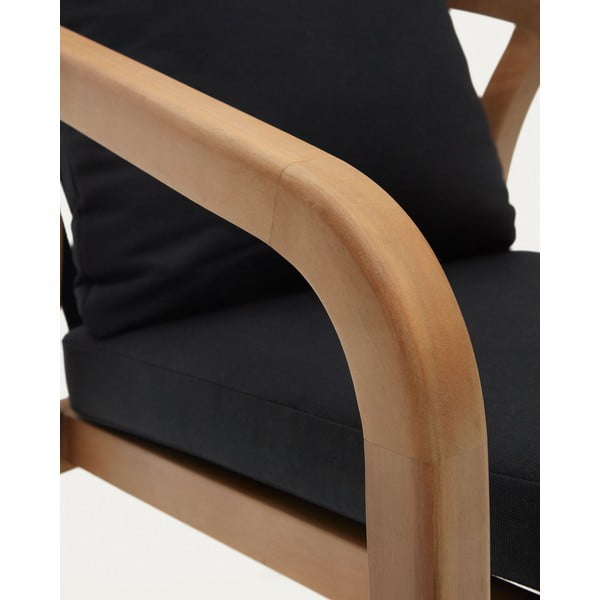 Must-puiduvärvi söögitoolid 4 tk Malaret - Kave Home-image-4