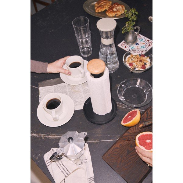 Must majapidamispaberi hoidja ø 15 cm Paper Pal - Rosendahl-image-3