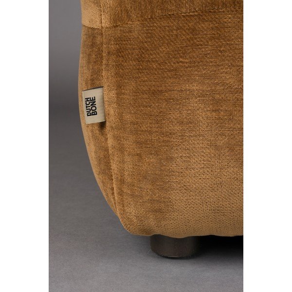 Pruun sametist jalatugi Hackman - Dutchbone-image-4