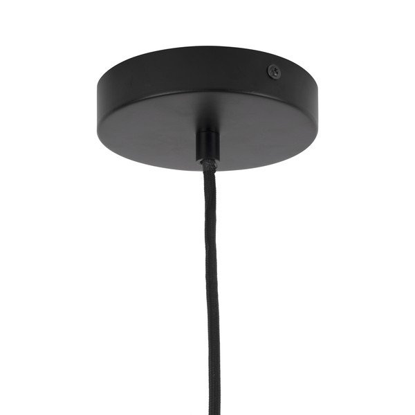 Must metallist rippvalgusti Lucid, ø 35 cm - Leitmotiv-image-3