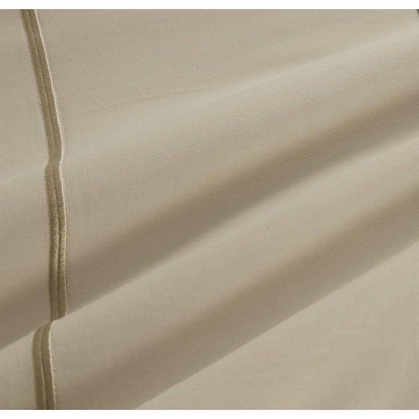 Beež Renforcé puuvillast pikendatud voodipesu kaheinimesevoodile 240x220 cm Calm of Lines - Mila Home Luxury-image-4