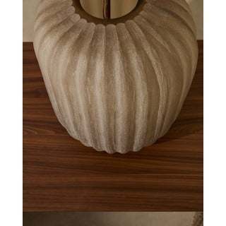 Beež klaasist vaas (kõrgus 27 cm) Lumia - Kave Home