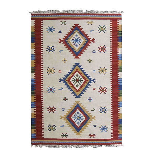 Ručně tkaný koberec Bakero Kilim Mili, 185 x 125 cm