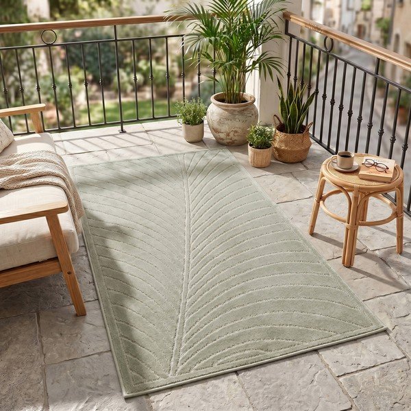 Roheline sise- ja välistingimustes kasutatav jooksja 80x250 cm Nova 1204 - Ayyildiz Carpets-image-1