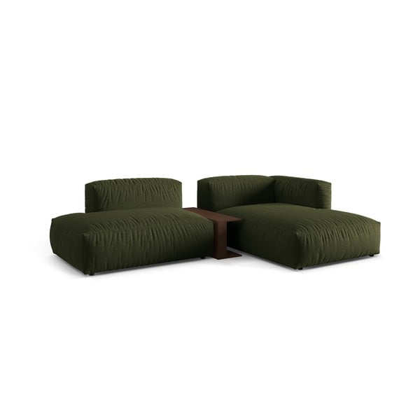 Roheline modulaarne nurgadiivan (parem nurk) Martina - Micadoni Home-image-1