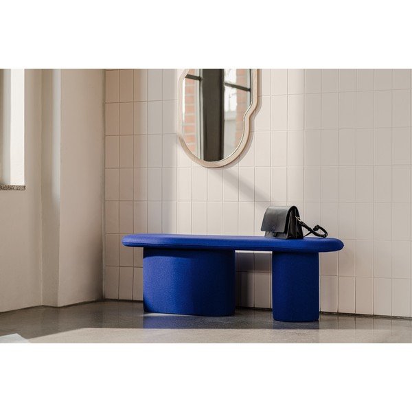 Sinine villapolsterdatud pink Rull - noo.ma-image-4