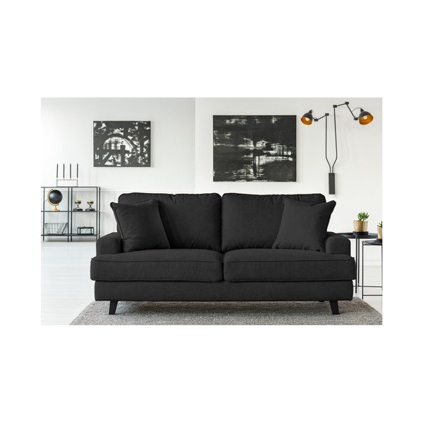 Černá pohovka pro tři Cosmopolitan design Berlin-image-3